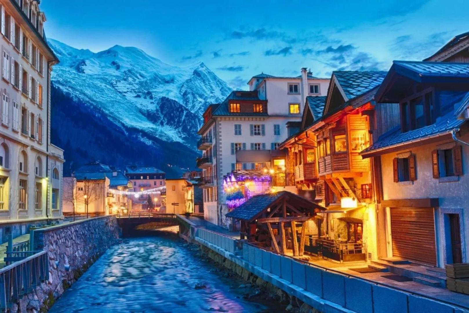 Top Floor Apartment Mansard - Central Chamonix Mont Blanc Haven Eksteriør billede
